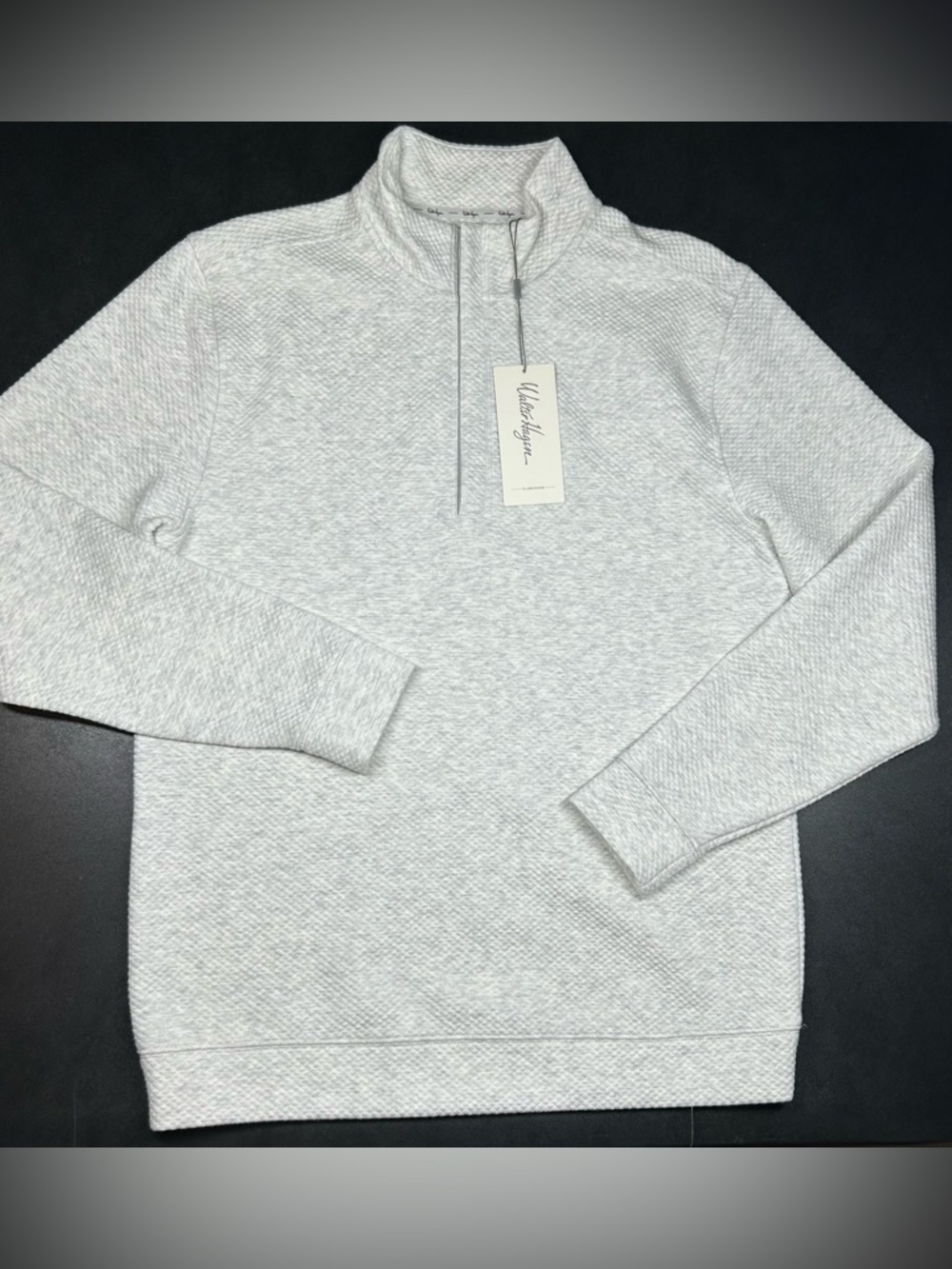 Walter Hagen Men's Size S Clubhouse Textured 1/4 Zip Golf Pullover